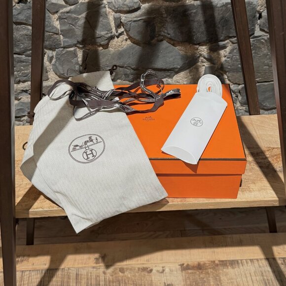 Hermès Black Suede Mesh Bouncing Sneakers - Picture 13 of 13